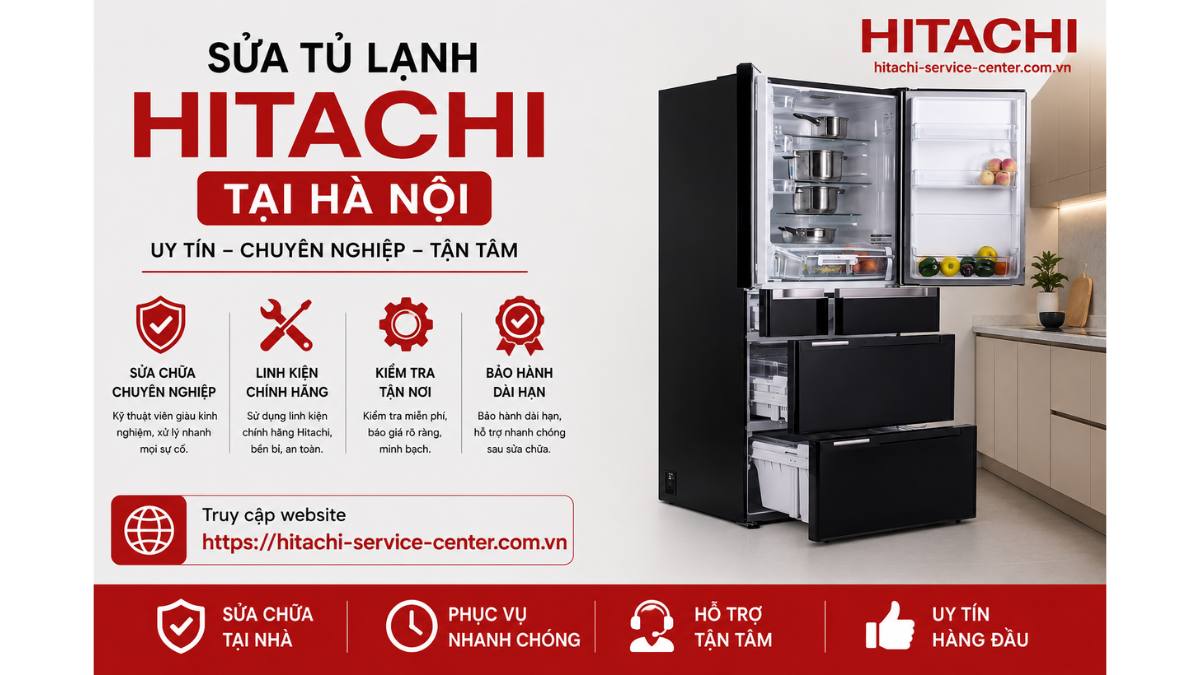 Sửa tủ lạnh Hitachi tại Hà Nội Chuyên Nghiệp – Uy Tín Gọi 0833 214 214
