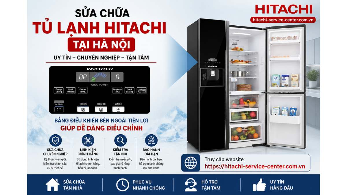 Các Dòng Tủ Lạnh Hitachi Được Tiếp Nhận Sửa Chữa