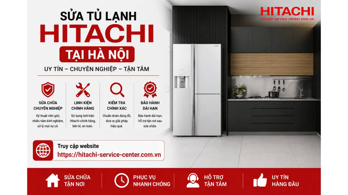 Quy Trình Sửa Tủ Lạnh Hitachi Tại Hà Nội