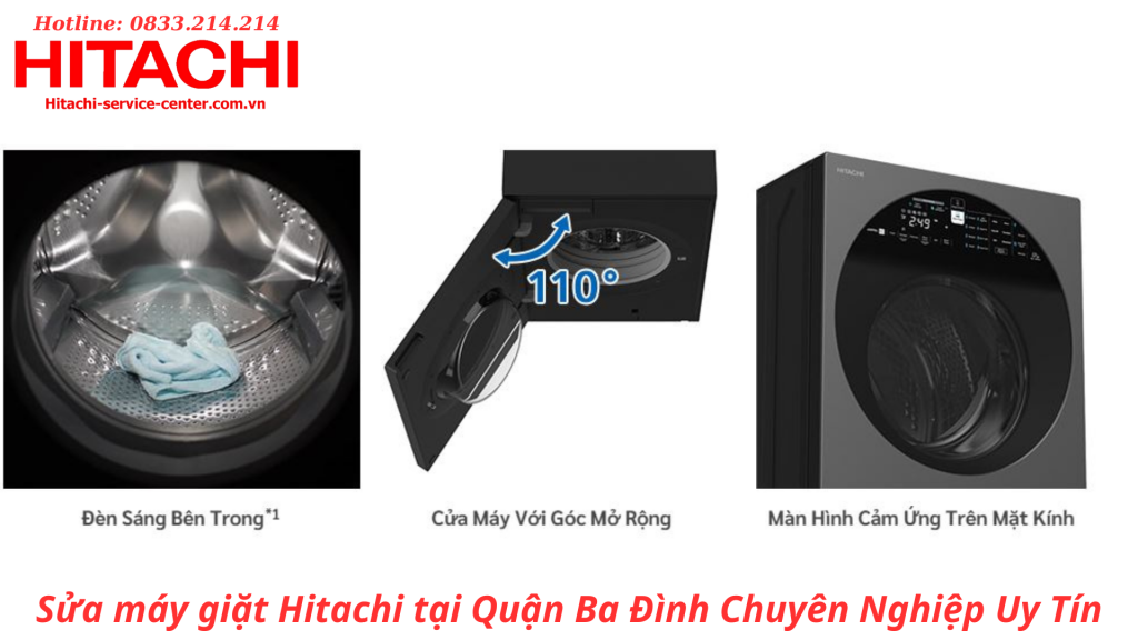 Sửa máy giặt Hitachi tại Quận Ba Đình Chuyên Nghiệp Uy Tín