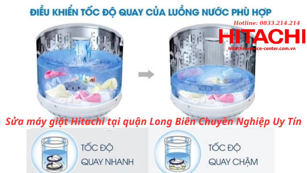 Sửa máy giặt Hitachi tại quận Long Biên Chuyên Nghiệp Uy Tín