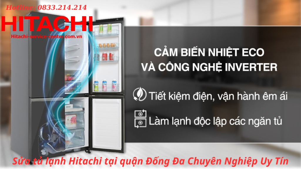 Sửa tủ lạnh Hitachi tại quận Đống Đa Chuyên Nghiệp Uy Tín