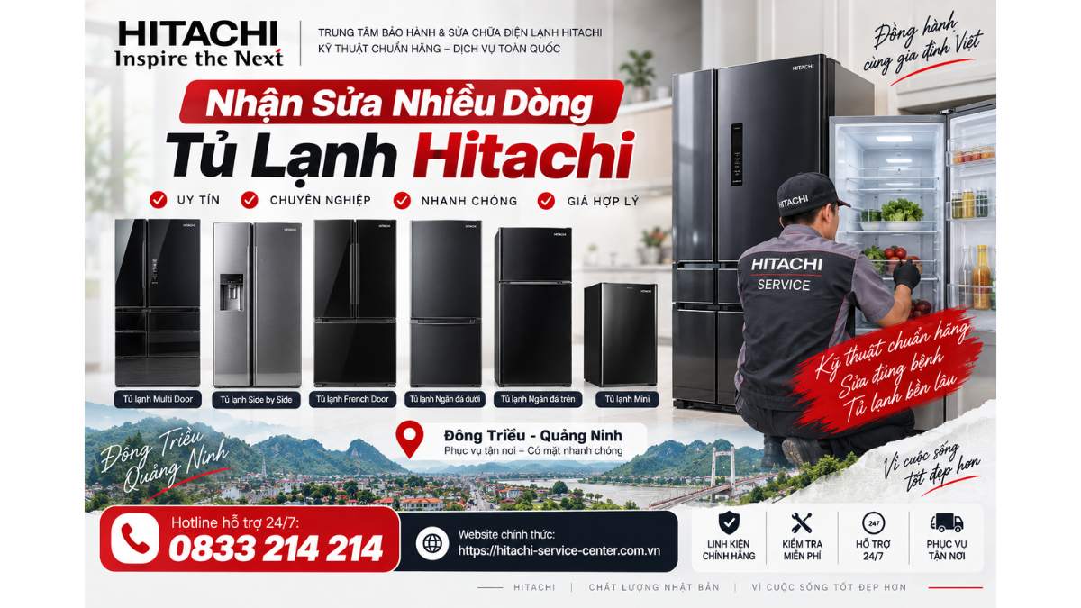 Nhận Sửa Nhiều Dòng Tủ Lạnh Hitachi Website chính thức: https://hitachi-service-center.com.vn Hotline hỗ trợ 24/7: 📞 0833 214 214 Uy Tín